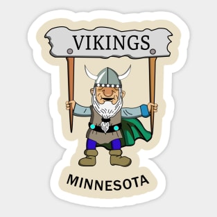 Vikings Minnesota Sticker